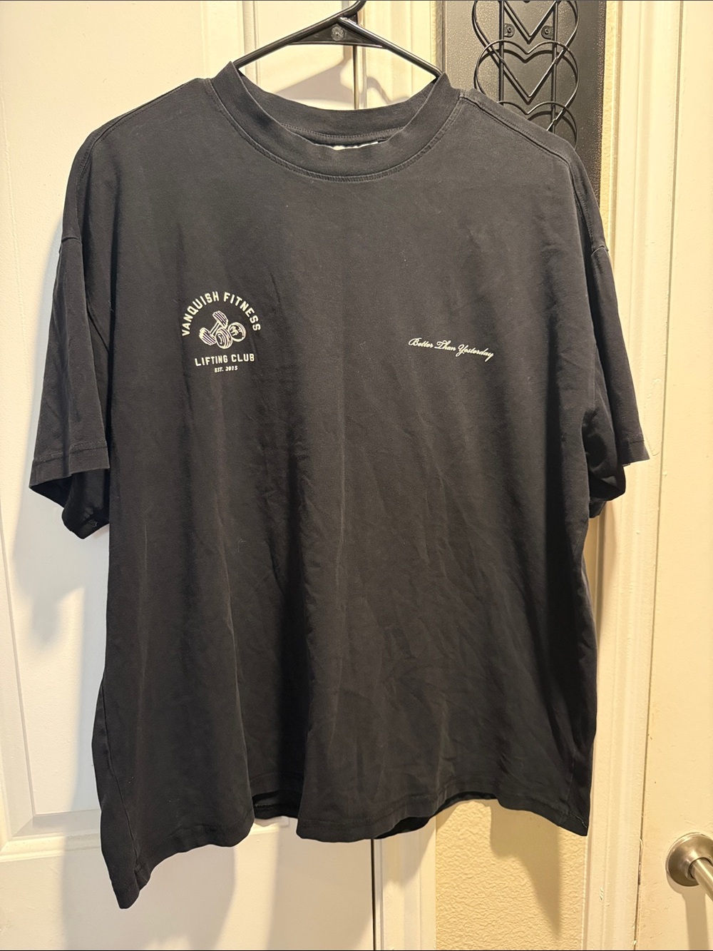 Vanquish Fitness Black Short Sleeve Crew Tee